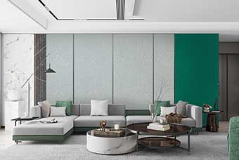 富顺轻奢风格-客厅