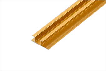 富顺航空纤维墙咔铝合金带灯中条（钛金氧化）