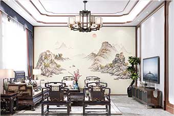 富顺森佰汇航空纤维墙咔（巴山蜀水）